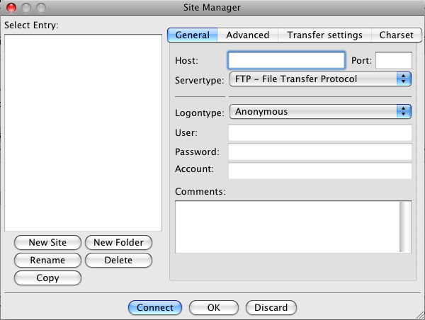 filezilla mac folder settings